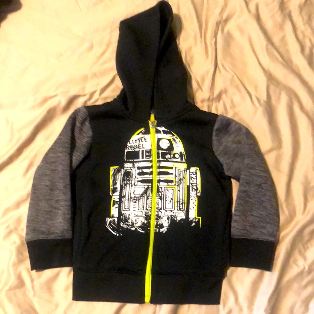 Star Wars zip front hoodie